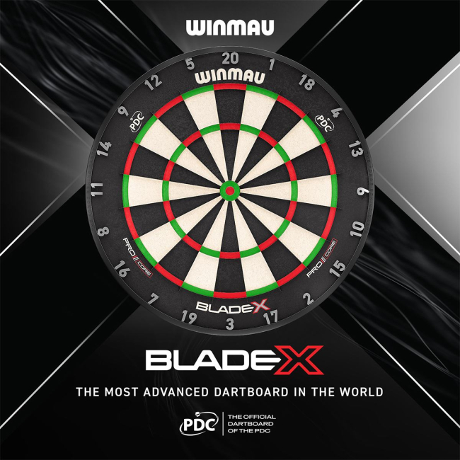 Winmau Blade X Pro Core PDC Steel-Dartboard